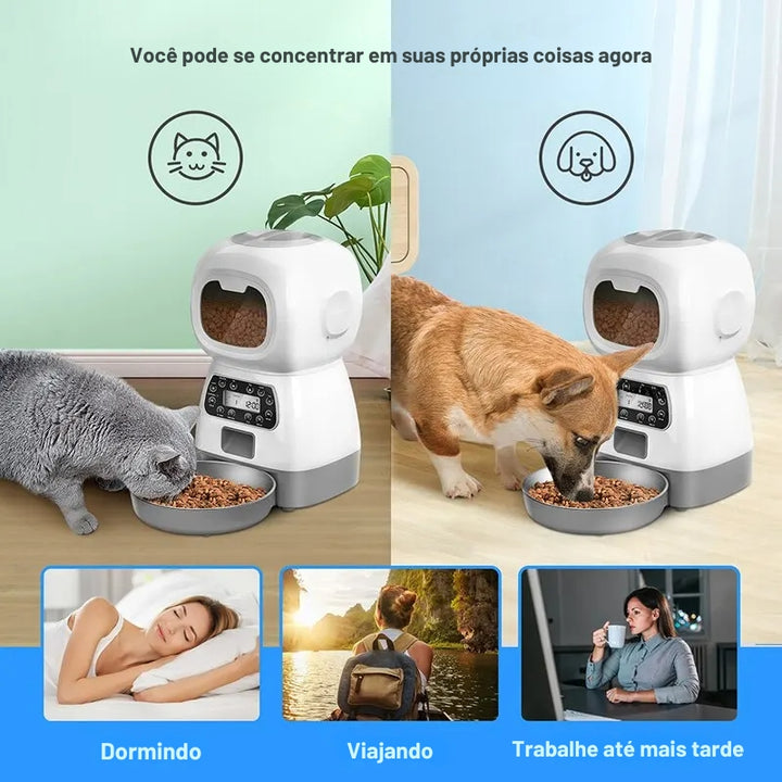 Alimentador Automático Para Pet com Controle Remoto 3