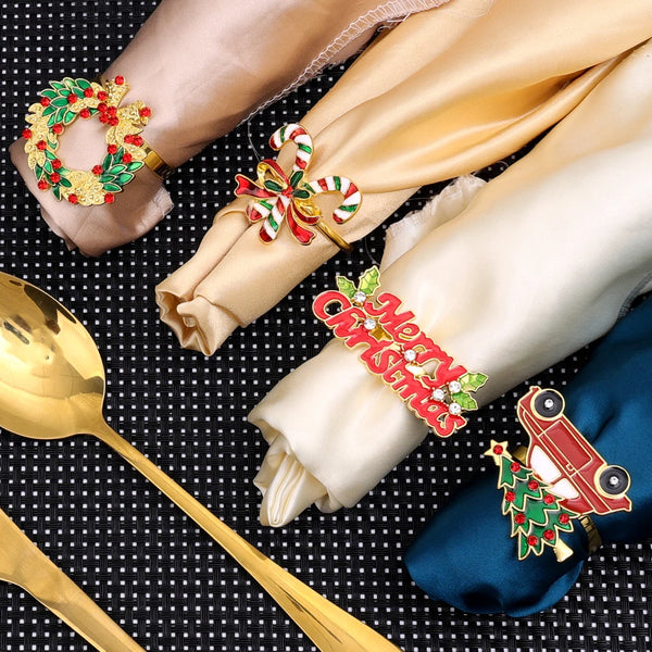 Anéis para Guardanapo de Natal