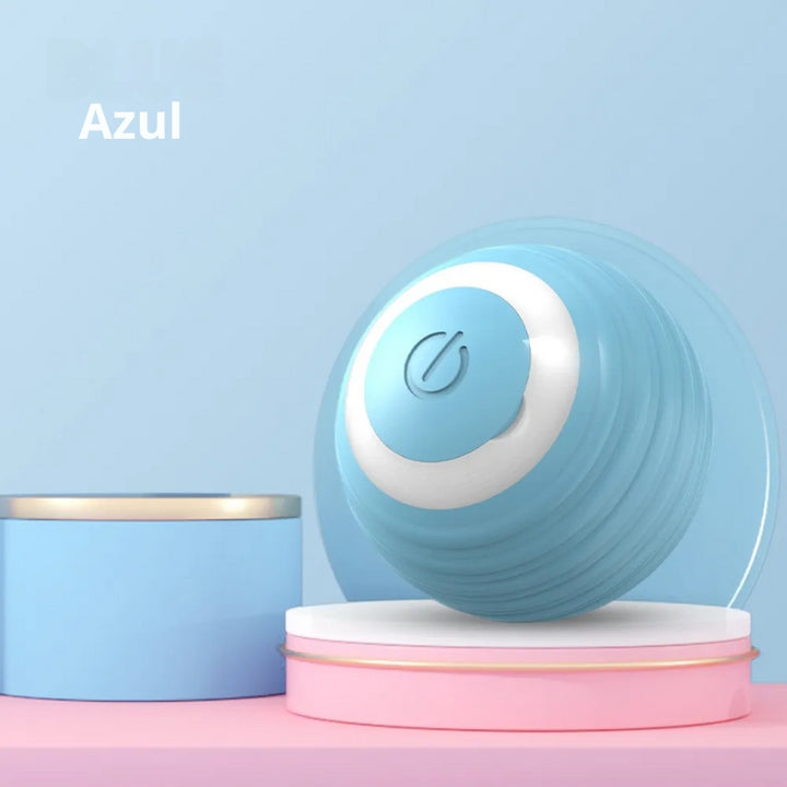 Bola Elétrica Inteligente Para Gatos Azul