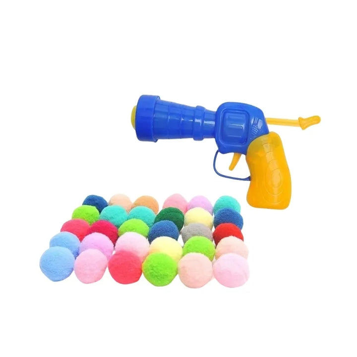 Brinquedo Interativo com Bolas de Pelúcia Para Gato 02