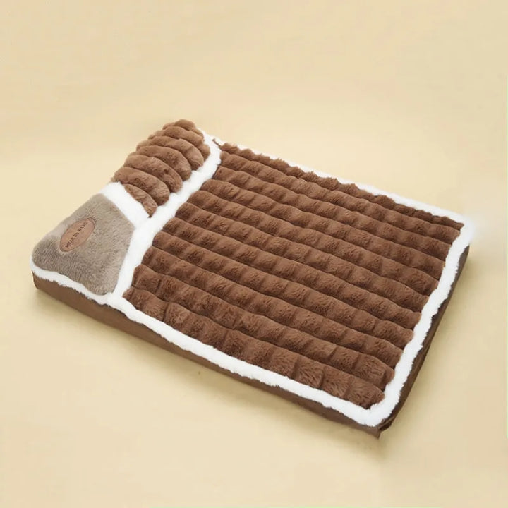 Cama Aconchego Quatro Estações para Pets Marrom