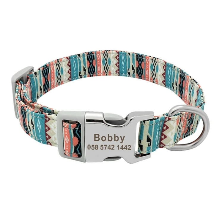 Coleira Personalizada Cachorro Bobby