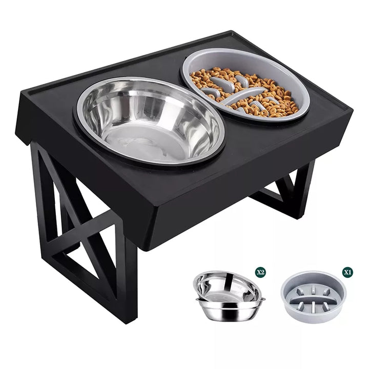 Comedouro Com Altura Ajustável Para Cachorro