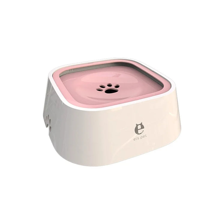 Dispenser de Água Flutuante para Pet Rosa