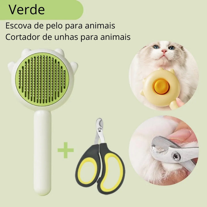 Escova para Pelo de Gato + Tesoura Mágica 3