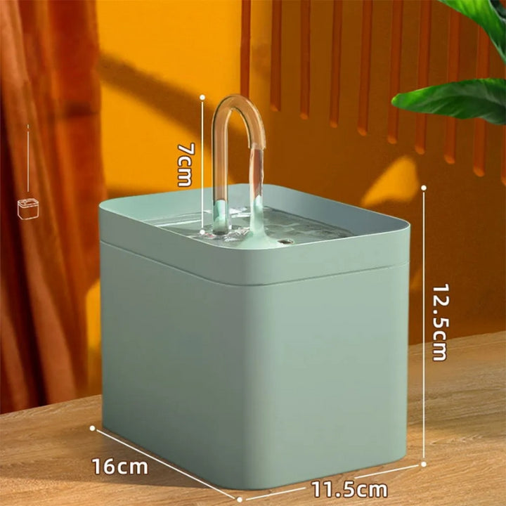 Filtro de Fonte de Água Para Gatos Verde
