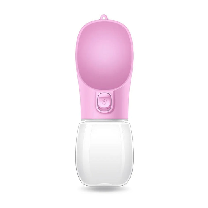 Garrafa de Água Portátil Para Cachorro Rosa