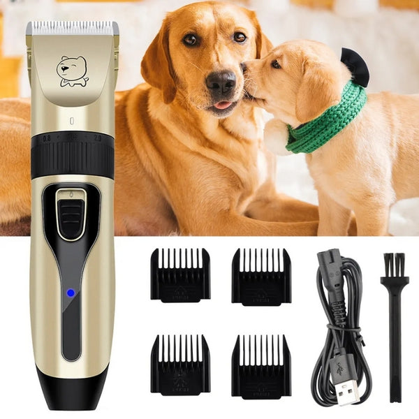 Máquina Elétrica de Tosa Recarregável Para Cachorro
