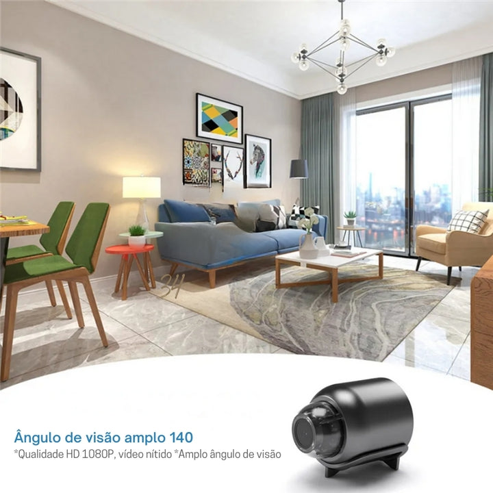 Mini Câmera de Segurança Wifi Pet 