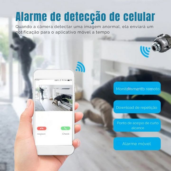 Mini Câmera de Segurança Wifi 