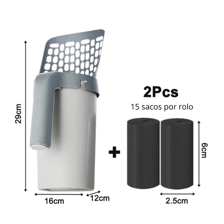 Pá Higiênica Gatos com Dispenser Multifuncional 2pcs