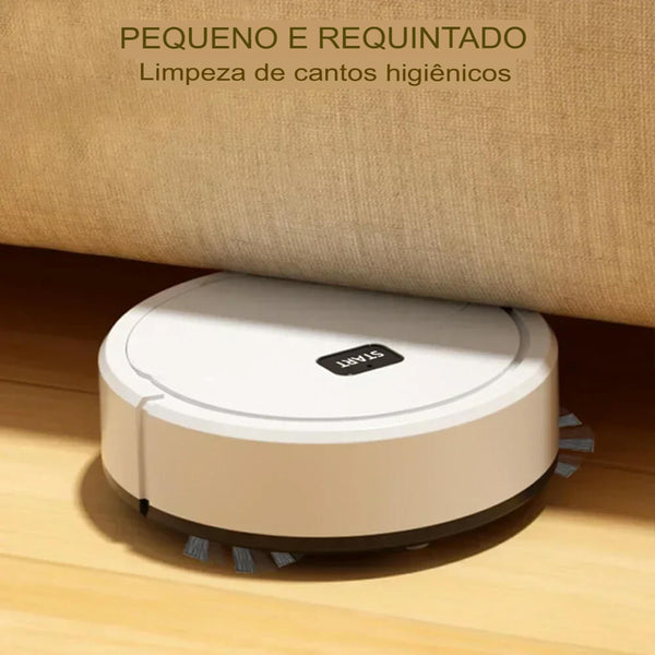 Robô Aspirador 3 em 1 (Varre Aspira e Esfrega)