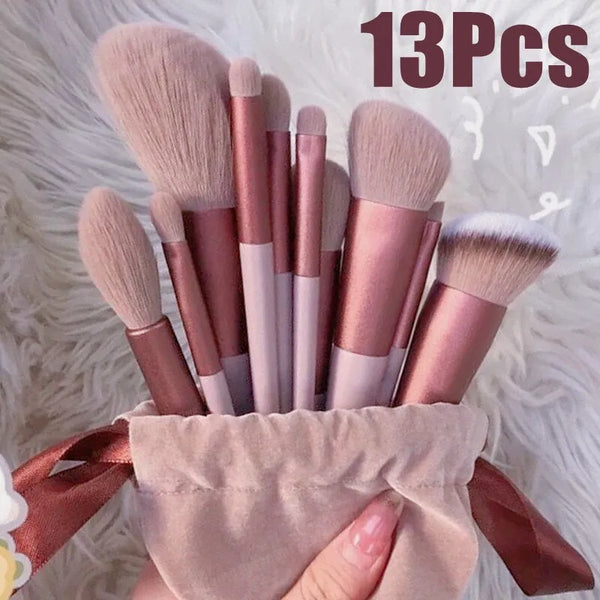 Pincel de Maquiagem (Kit com 13)