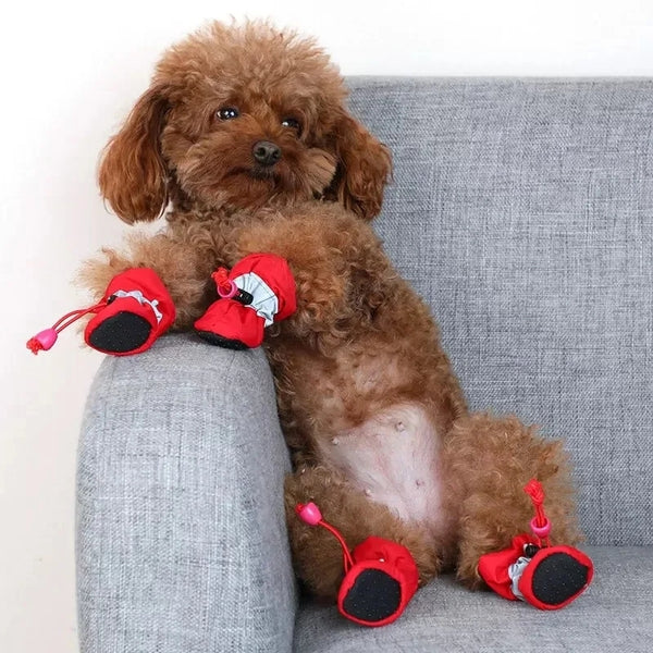Sapato Para Cachorro e Gato Antiderrapante Estilo Bota