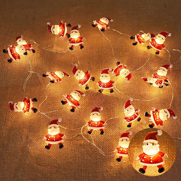 Pisca-Pisca de Natal Papai Noel 20 LEDs