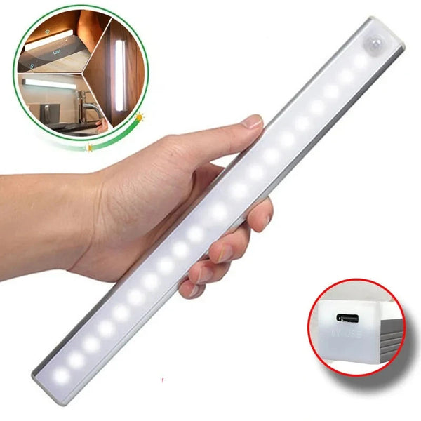 Lâmpada De Led Recarregável com Sensor De Presença
