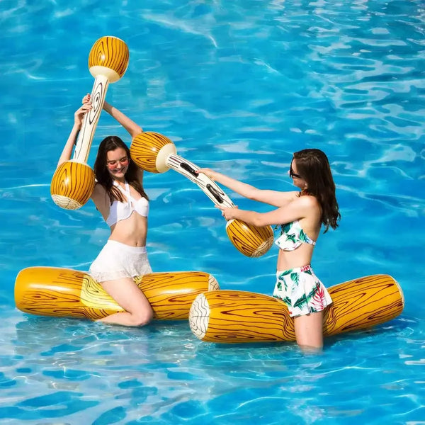 Guerra de Cotonete Brinquedo Inflável para Piscina