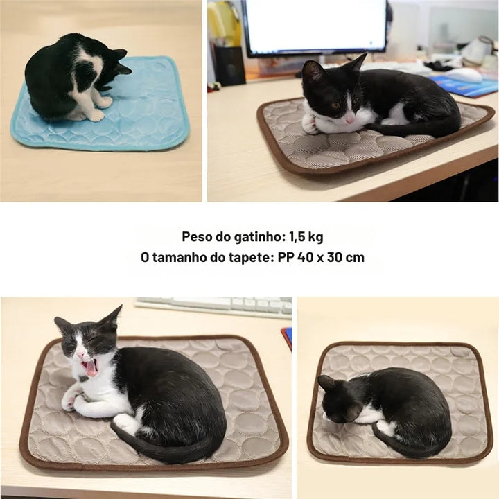 Tapete de Resfriamento Lavável Para Pet
