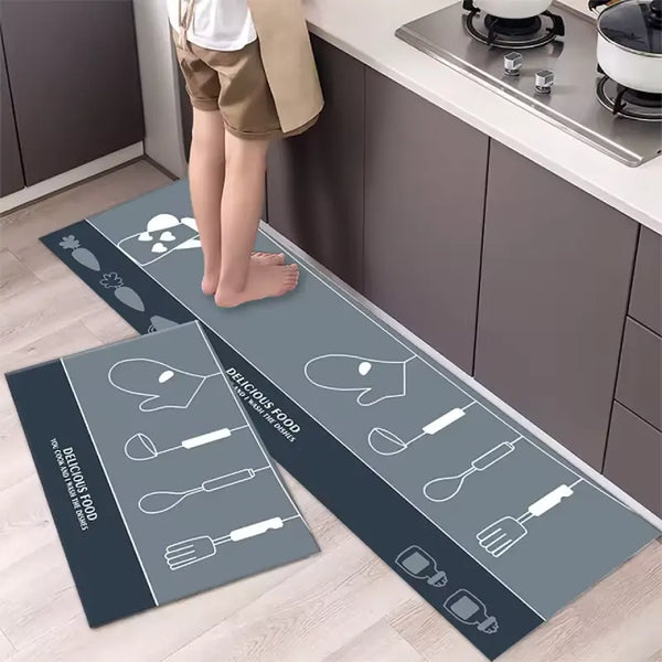 Tapete para Cozinha (Antiderrapante e Absorvente)